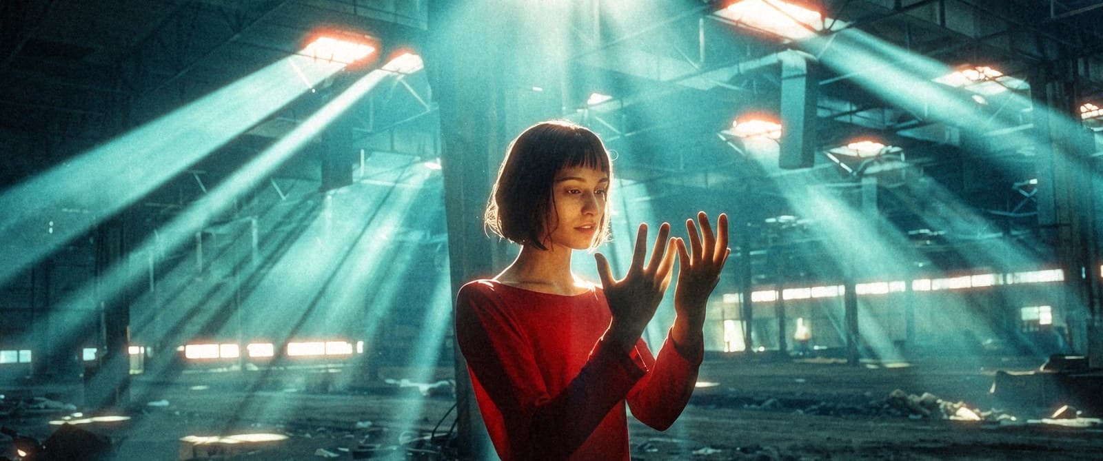 Cinematic still with grain, halation and bloom applied by GRAINOVA